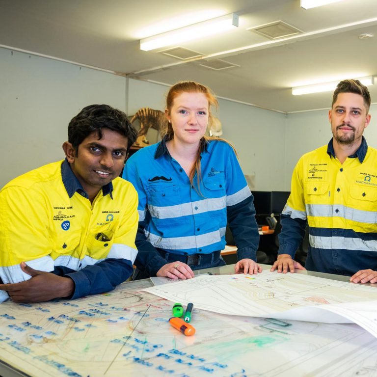 Diverse group of employees at Tropicana Mine Australia